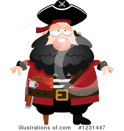 Royalty-Free (RF) Pirate Clipart Illustration by Cory Thoman - Stock Sample #1231447