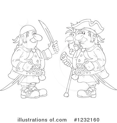 Royalty-Free (RF) Pirate Clipart Illustration by Alex Bannykh - Stock Sample #1232160