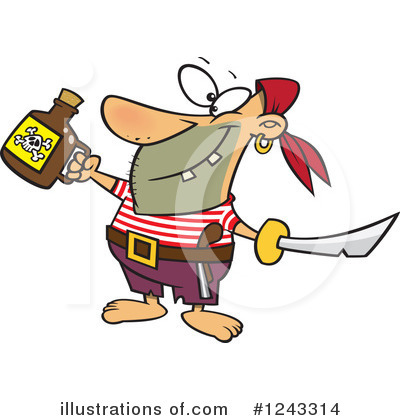 Pirate Clipart #1243314 by toonaday
