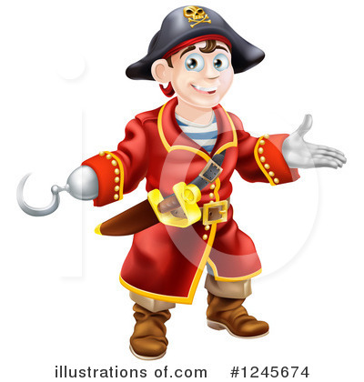 Royalty-Free (RF) Pirate Clipart Illustration by AtStockIllustration - Stock Sample #1245674