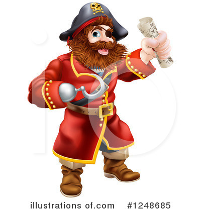 Pirate Clipart #1248685 by AtStockIllustration