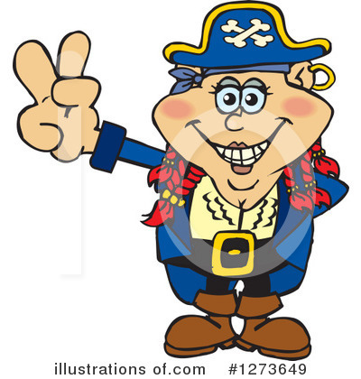 Royalty-Free (RF) Pirate Clipart Illustration by Dennis Holmes Designs - Stock Sample #1273649