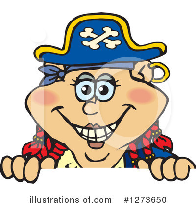 Royalty-Free (RF) Pirate Clipart Illustration by Dennis Holmes Designs - Stock Sample #1273650