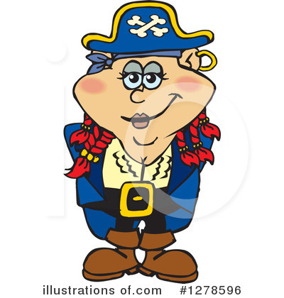 Royalty-Free (RF) Pirate Clipart Illustration by Dennis Holmes Designs - Stock Sample #1278596