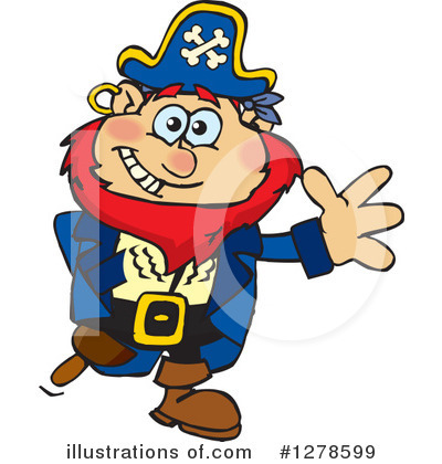 Royalty-Free (RF) Pirate Clipart Illustration by Dennis Holmes Designs - Stock Sample #1278599