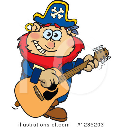 Royalty-Free (RF) Pirate Clipart Illustration by Dennis Holmes Designs - Stock Sample #1285203
