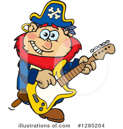 Royalty-Free (RF) Pirate Clipart Illustration by Dennis Holmes Designs - Stock Sample #1285204
