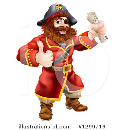 Royalty-Free (RF) Pirate Clipart Illustration by AtStockIllustration - Stock Sample #1299716