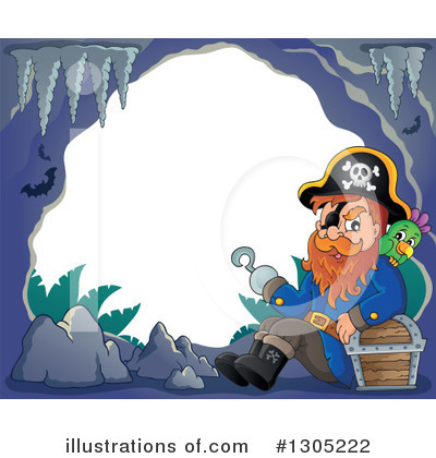 Royalty-Free (RF) Pirate Clipart Illustration by visekart - Stock Sample #1305222