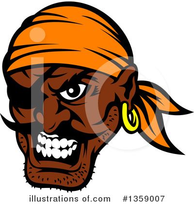 Royalty-Free (RF) Pirate Clipart Illustration by Vector Tradition SM - Stock Sample #1359007
