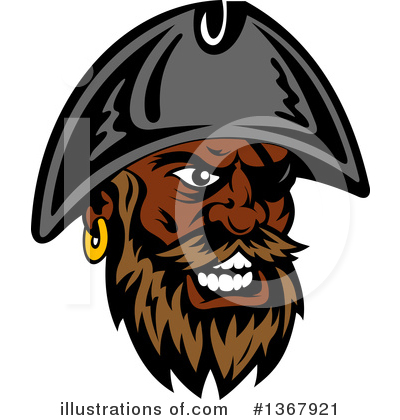 Royalty-Free (RF) Pirate Clipart Illustration by Vector Tradition SM - Stock Sample #1367921