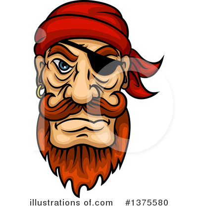 Royalty-Free (RF) Pirate Clipart Illustration by Vector Tradition SM - Stock Sample #1375580