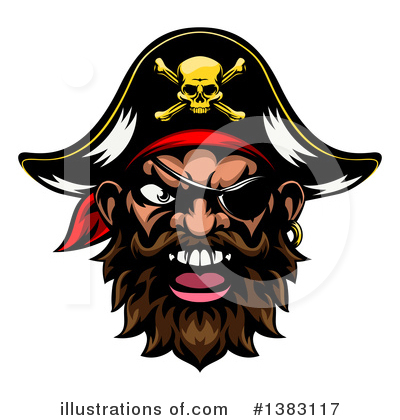 Royalty-Free (RF) Pirate Clipart Illustration by AtStockIllustration - Stock Sample #1383117