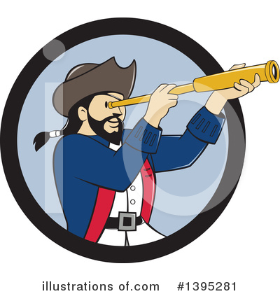 Royalty-Free (RF) Pirate Clipart Illustration by patrimonio - Stock Sample #1395281