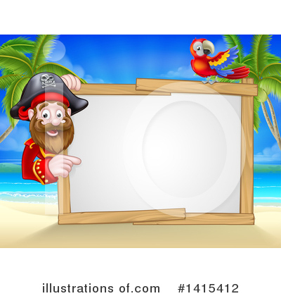 Royalty-Free (RF) Pirate Clipart Illustration by AtStockIllustration - Stock Sample #1415412