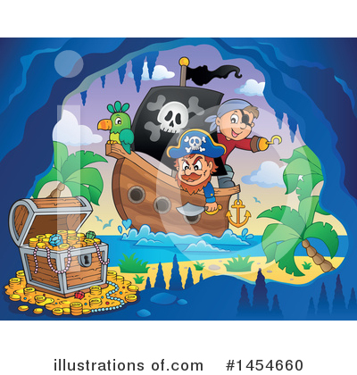 Royalty-Free (RF) Pirate Clipart Illustration by visekart - Stock Sample #1454660