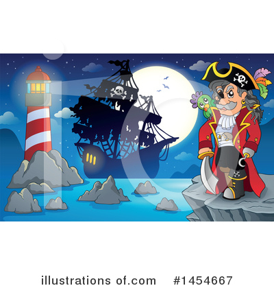 Royalty-Free (RF) Pirate Clipart Illustration by visekart - Stock Sample #1454667