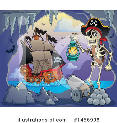 Royalty-Free (RF) Pirate Clipart Illustration by visekart - Stock Sample #1456996