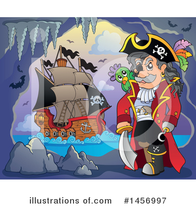 Royalty-Free (RF) Pirate Clipart Illustration by visekart - Stock Sample #1456997