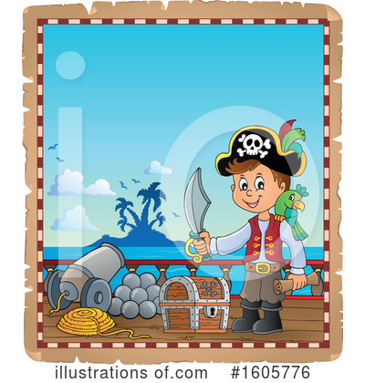 Royalty-Free (RF) Pirate Clipart Illustration by visekart - Stock Sample #1605776