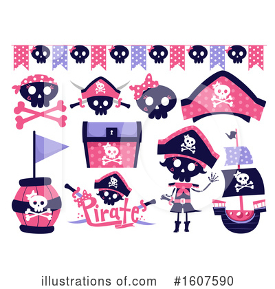 Royalty-Free (RF) Pirate Clipart Illustration by BNP Design Studio - Stock Sample #1607590