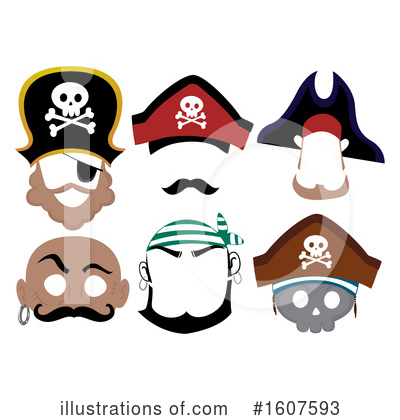 Royalty-Free (RF) Pirate Clipart Illustration by BNP Design Studio - Stock Sample #1607593