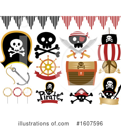Royalty-Free (RF) Pirate Clipart Illustration by BNP Design Studio - Stock Sample #1607596