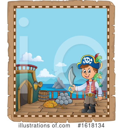 Royalty-Free (RF) Pirate Clipart Illustration by visekart - Stock Sample #1618134