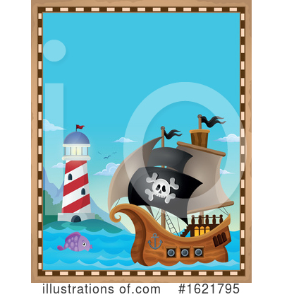 Royalty-Free (RF) Pirate Clipart Illustration by visekart - Stock Sample #1621795