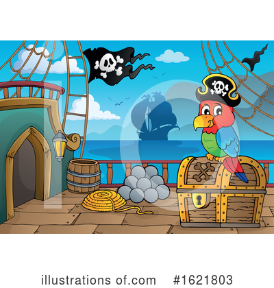 Royalty-Free (RF) Pirate Clipart Illustration by visekart - Stock Sample #1621803