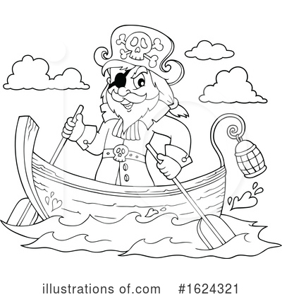 Royalty-Free (RF) Pirate Clipart Illustration by visekart - Stock Sample #1624321