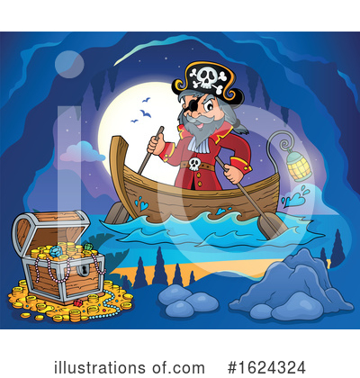 Royalty-Free (RF) Pirate Clipart Illustration by visekart - Stock Sample #1624324