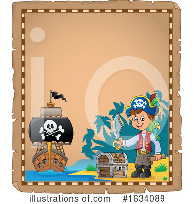 Royalty-Free (RF) Pirate Clipart Illustration by visekart - Stock Sample #1634089
