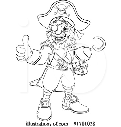 Royalty-Free (RF) Pirate Clipart Illustration by AtStockIllustration - Stock Sample #1701028