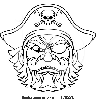 Royalty-Free (RF) Pirate Clipart Illustration by AtStockIllustration - Stock Sample #1705535