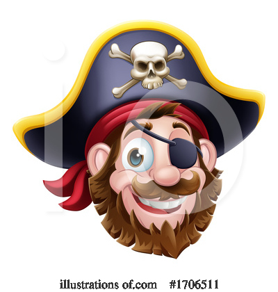 Royalty-Free (RF) Pirate Clipart Illustration by AtStockIllustration - Stock Sample #1706511