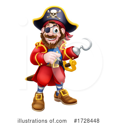 Royalty-Free (RF) Pirate Clipart Illustration by AtStockIllustration - Stock Sample #1728448