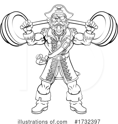 Royalty-Free (RF) Pirate Clipart Illustration by AtStockIllustration - Stock Sample #1732397