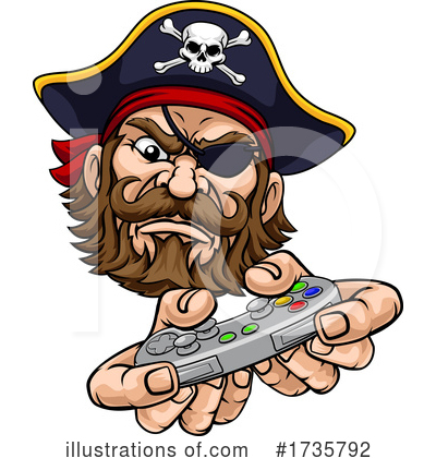 Royalty-Free (RF) Pirate Clipart Illustration by AtStockIllustration - Stock Sample #1735792