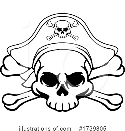 Royalty-Free (RF) Pirate Clipart Illustration by AtStockIllustration - Stock Sample #1739805