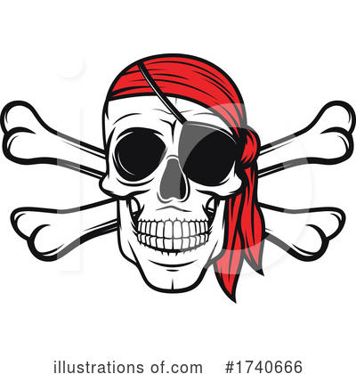 Skull Clipart #1740666 by Vector Tradition SM