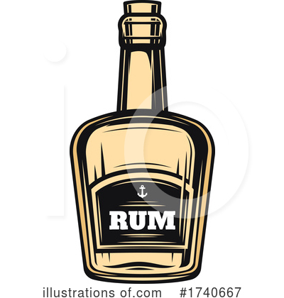 Rum Clipart #1740667 by Vector Tradition SM