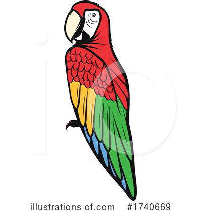 Parrot Clipart #1740669 by Vector Tradition SM