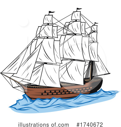 Royalty-Free (RF) Pirate Clipart Illustration by Vector Tradition SM - Stock Sample #1740672