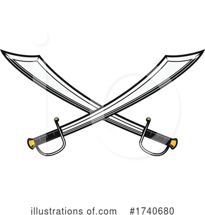 Sword Clipart #1740680 by Vector Tradition SM