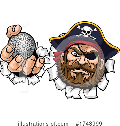 Royalty-Free (RF) Pirate Clipart Illustration by AtStockIllustration - Stock Sample #1743999