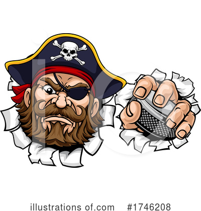 Royalty-Free (RF) Pirate Clipart Illustration by AtStockIllustration - Stock Sample #1746208