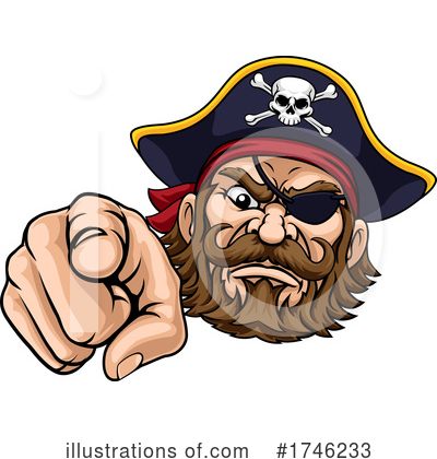Pirate Clipart #1746233 by AtStockIllustration