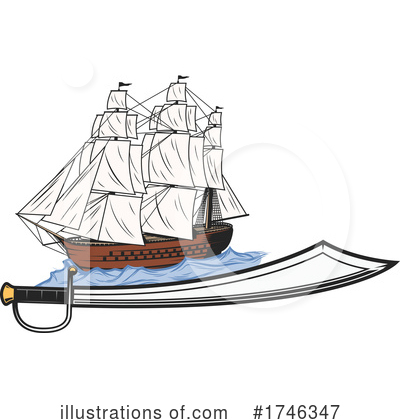 Royalty-Free (RF) Pirate Clipart Illustration by Vector Tradition SM - Stock Sample #1746347