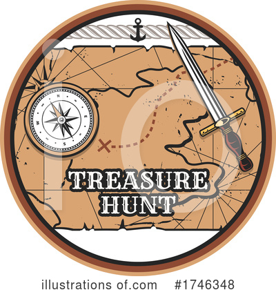 Treasure Map Clipart #1746348 by Vector Tradition SM